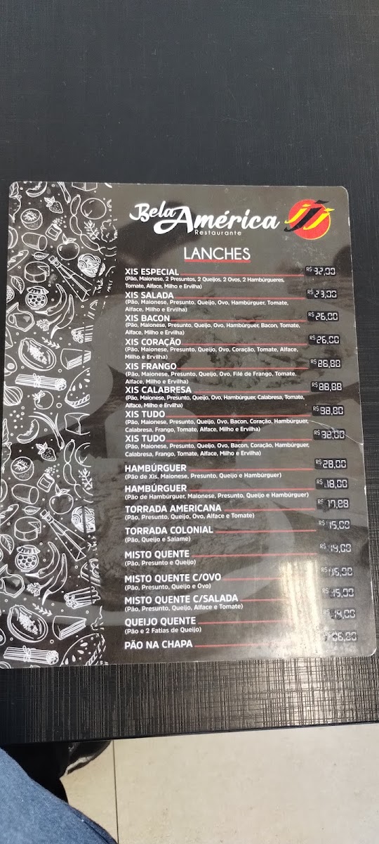 Restaurante Bela América Menu - Image 2